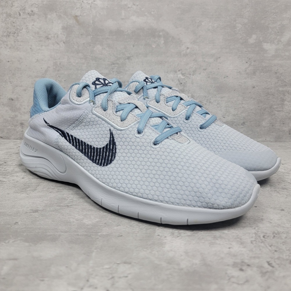 Nike Mens Running Shoes Size 10.5 Flex Experience Run 11 Platinum Blue Sneakers